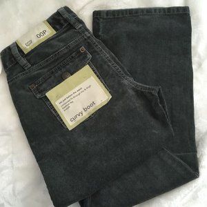 NEW Ann Taylor Loft Curvy Boot 00P Corduroy Bootcut Leg Stretch Jeans